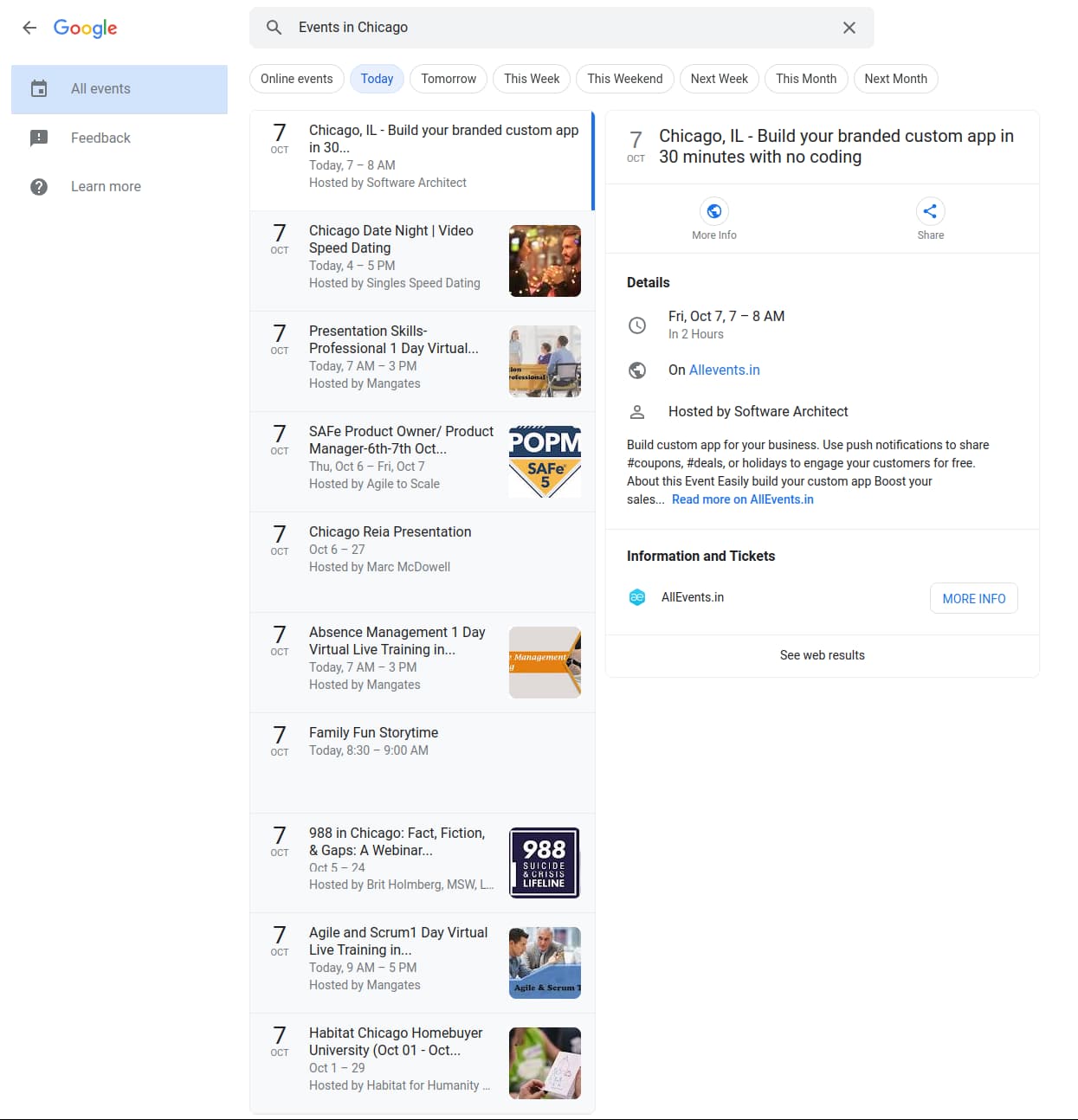 Events & Entertainment APIs